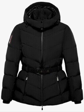 ZARA Black Qulited Anorak Down Coat - Ski Collection 8073/022